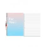 Elegant Notebook Hardcover Book Printing with Customized Page Count
