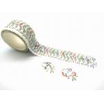 15mm Single Sided Fishes Pattern Washi Tape And Stickers