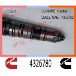 4326780 Common Rail Diesel Fuel QSK23 QSK45 QSK60 Injector 4001813 4087893 4088427