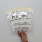Waterproof Medical Specimen Biohazard Bags With Back Pouch for sale