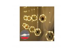 China Hanging LED Christmas Decoration Suction Lights Window Decorative supplier