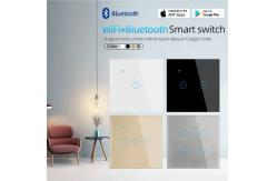 China Tuya WiFi RF Smart Switch 0.5W Smart Light Switch No Neutral Durable supplier