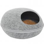 Creative Egg Shaped Insulation Pet House Covered Felt Cat Nest Beds for sale