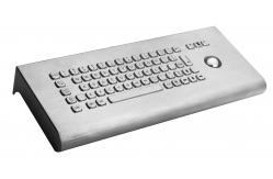 China Kiosk industrial metal keyboard with trackball for public system weather - proof supplier