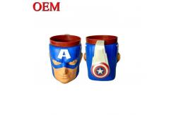 China Custom manufacturer custom plastic pvc vinyl toys Customized  Plastic Cup Mugs supplier