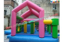 China Children Sport Inflatable Bouncer Slide , 6Lx4Wx3.5H Velcro Printing Slides supplier
