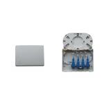 4 port Indoor fiber distribution box , 4 fibers Customer Terminal Box for sale