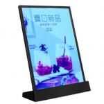 A4 Size LED Menu Stand Countertop Acrylic Holder Display With 7 Colors for sale