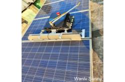 China Solar Panel Cleaning Robot with Long-Range Cleaning and Charger After-sales Service supplier