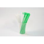 8x215mm Plastic Straws Biodegradable Flat End Bend for sale