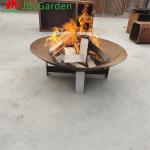 Outdoor Corten Steel Wood Burning Fire Pit Table Decorative for sale