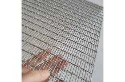 China Architectural Aluminum Flat Wire Mesh For Exterior Building Metal Facade supplier