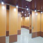 85MM Aluminum Frame Sound Proof Partitions Melamine Surface Movable Wall for sale
