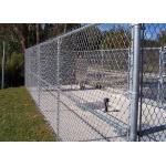 Galvanized Hole Cyclone 60x60 50ft Pvc Coated Chain Link Fencing High 1.8m