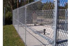 China Galvanized Hole Cyclone 60x60 50ft Pvc Coated Chain Link Fencing High 1.8m supplier