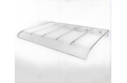 China Clear Invisible DIY Polycarbonate PC Awning  Low-Maintenance Choice For Weather Protection supplier
