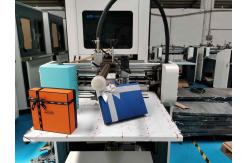 China Smart Paper Book Shaped Gift Box Making Machine With Dual Box Wrapping System supplier
