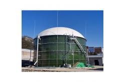 China On Site Installation Biogas Fermentation Tank 0.5~2.0mm Thickness supplier