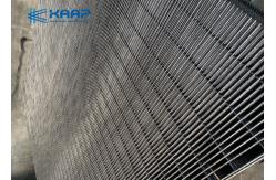 China 358 Security Welded Mesh Fencing , Pvc Coated Wire Mesh Panels Anti Climb Design supplier
