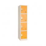 Office Lockable Metal Lockers Patio Furniture 4 Compartment Steel Locker for sale