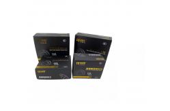 China Corrugated Cardboard Black Shipping Boxes Small Debossing ISO9001 supplier