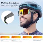 UV 400 Sports Bluetooth Riding Glasses Bluetooth 5.3 Battery 50 Hour Cycling for sale