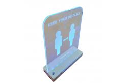China Acrylic Response Time 5ms LED Warning Sign supplier