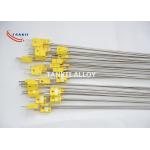 SS304 Sheath Mgo Thermocouple Mineral Insulation With Male Connector for sale