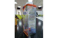 China Full Colors Glossy Lamination Clear Plastic Folding Boxes supplier