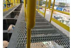 China 4.5mm Standard Galvanized Steel Expanded Metal Sheet For Platform supplier