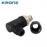 Corrosion-Resistant M12 Female Connector FPM/FKM Seal Material And Brass Contact Surface for sale