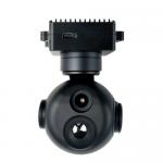 640×512 Thermal Imaging IP HDMI Dual Output Small Gimbal Camera 1080P Fixed Focus for sale