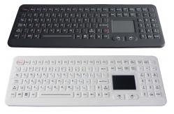 China IP68 Desktop Waterproof Rubber Medical Grade Keyboards with Touchpad with USB supplier