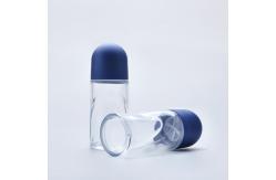 China Glass Refillable Roll On Deodorant Bottles OEM Diameter 35.2mm supplier