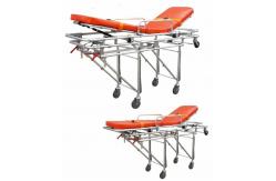 China Sponge Cushion Folding Ambulance Low Position Spinal Board Stretcher With Sponge Cushion supplier