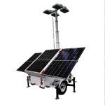Solar Lighting Tower With 7m Electric Mast For Mineral Mining Lighting for sale