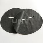 Anti Bacteria Charcoal Color Spunlace Nonwoven Fabric 100% Bamboo Carbon Cross Structure for sale