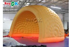 China Inflatable Yard Tent ROHS Amusement Parks 6m LED Inflatable Air Dome Tent supplier