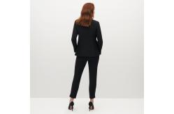 China Black Formal Pantsuits For Ladies 95% Polyester 5% Spandex supplier