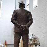 Bronze Sculpture Lifesize Army General with Patinated