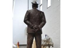 China Bronze Sculpture Lifesize Army General with Patinated supplier
