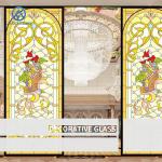 Customized Stained Glass Windows Decorative Glass simple beautiful for sale