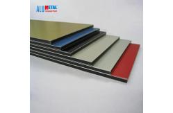 China 4mm PVDF Aluminum Composite Panel For Outdoor Applications supplier