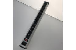 China 5 To 14 12 Outlets Hardwired Power Strip With IEC C14 Input supplier