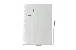 China Tcg Clear Pocket Pages 9PP 002 Cpp 9 Pocket Trading Card Pages supplier