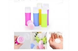 China Portable Silicone Cosmetic Container Travel Size Bottles , 80ml supplier