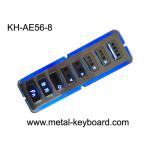 8 Keys Vandal Resistant Backlit Rugged Keypad In Customization Design for sale
