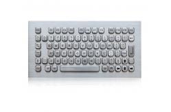 China Industrial liquid proof keyboard , SS metal Kiosk Keyboard With 77 Keys supplier