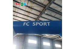 China 3x2.5m Inflatable Start Finish Arch Inflatable Entrance Arch Blue And White supplier