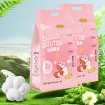 Factory Premium Plant Cassava Starch Cat Litter Wholesale Odor Control Dust-Free Flushable Fast Clumping Biodegradable  for sale